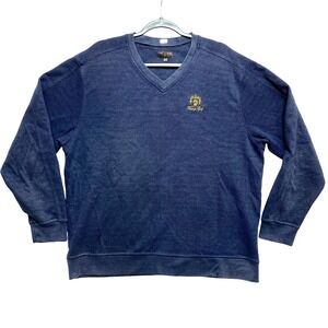 VINTAGE TRUMP Golf Sweatshirt Mens XL Navy Blue Long Sleeve Pullover